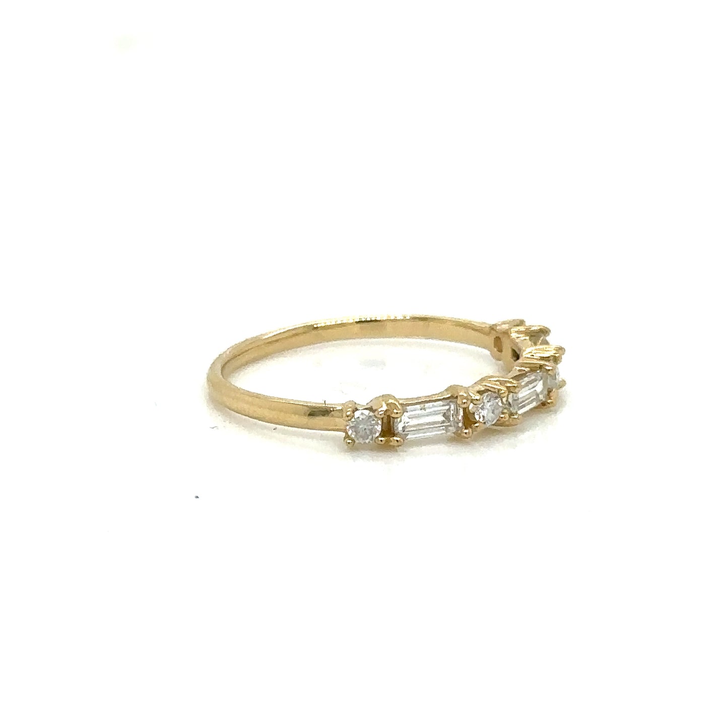 ENTREGA INMEDIATA / Media Churumbela Priscila / Oro Amarillo 14k / Talla 7