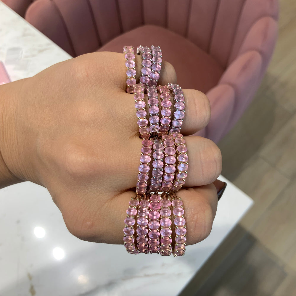 
                      
                        Media Churumbela Liat de Espinela Opalescente en tono Bubblegum Pink
                      
                    
