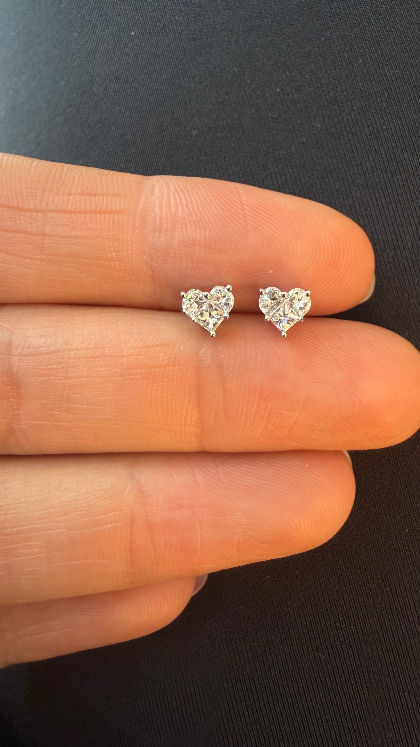 Aretes Corazón Rompecabezas Chico