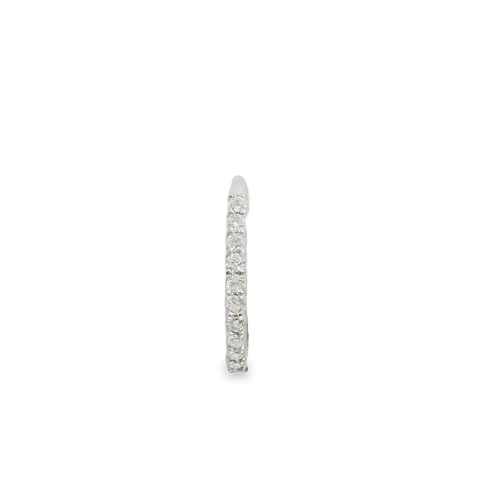 
                      
                        ENTREGA INMEDIATA / PIEZA ÚNICA / Arracada con Diamantes / Oro blanco 14K / (UNA PIEZA)
                      
                    