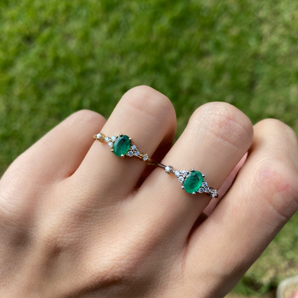 
                      
                        Lucila Emerald Ring
                      
                    