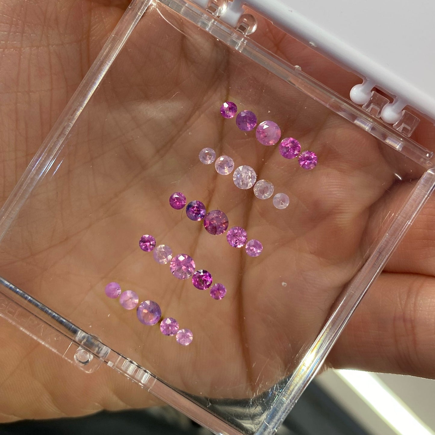 E5 - ANTICIPO/APARTADO Zafiros rosas opalescentes (anillo tipo Elisa) precio total 9,750 pesos
