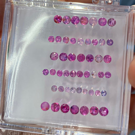 C2 - ANTICIPO/APARTADO Zafiros Rosas Opalescentes (churumbela), precio total 12,140 pesos