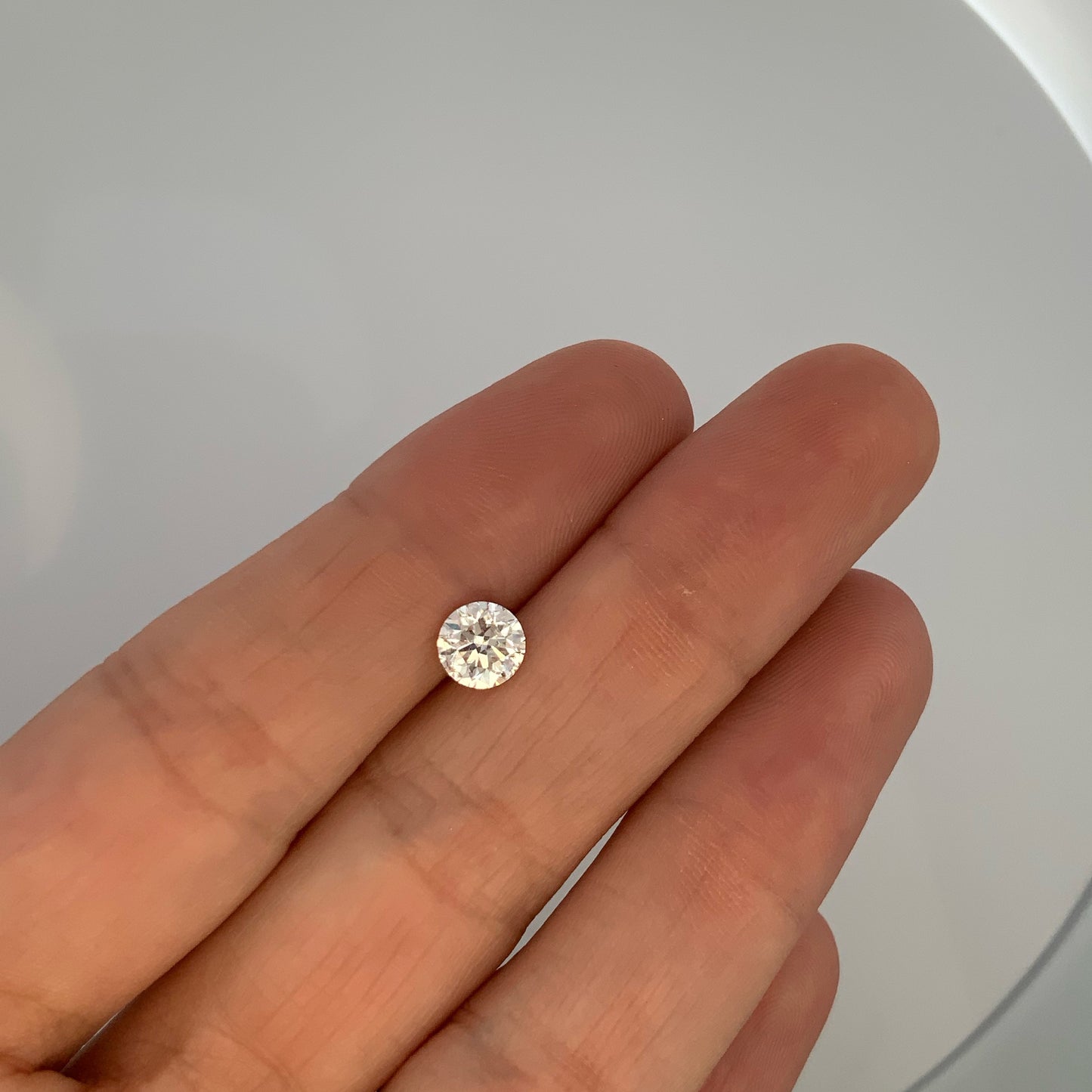 Diamante Redondo de 0.94ct Color H, Claridad SI1 / Medidas 5.98mm