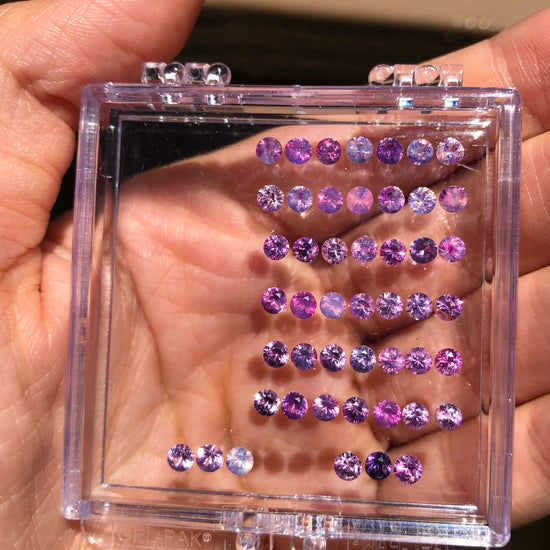 J - ANTICIPO/APARTADO Zafiros rosas opalescentes opción J (churumbela) precio total 13,980 pesos