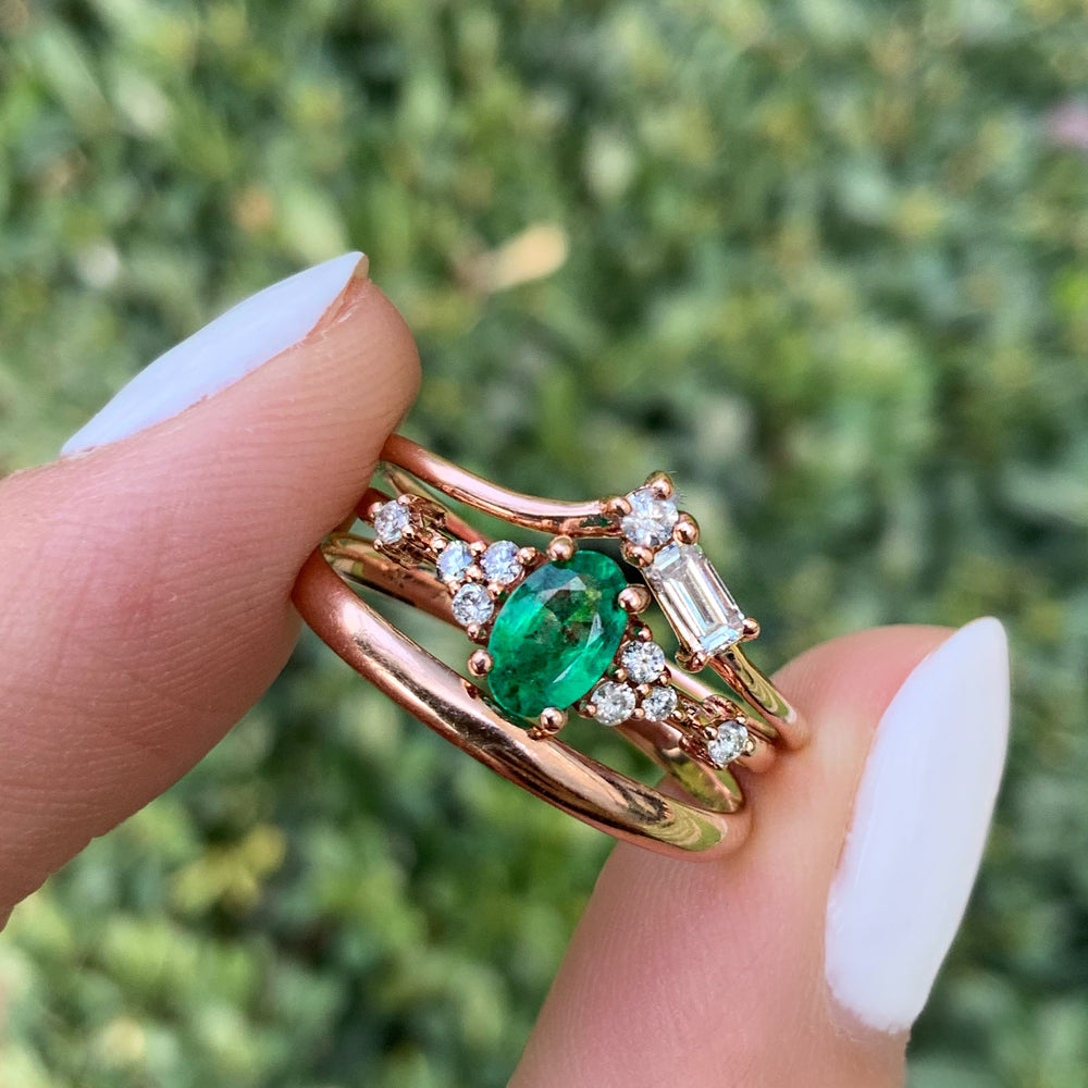 
                      
                        Lucila Emerald Ring
                      
                    