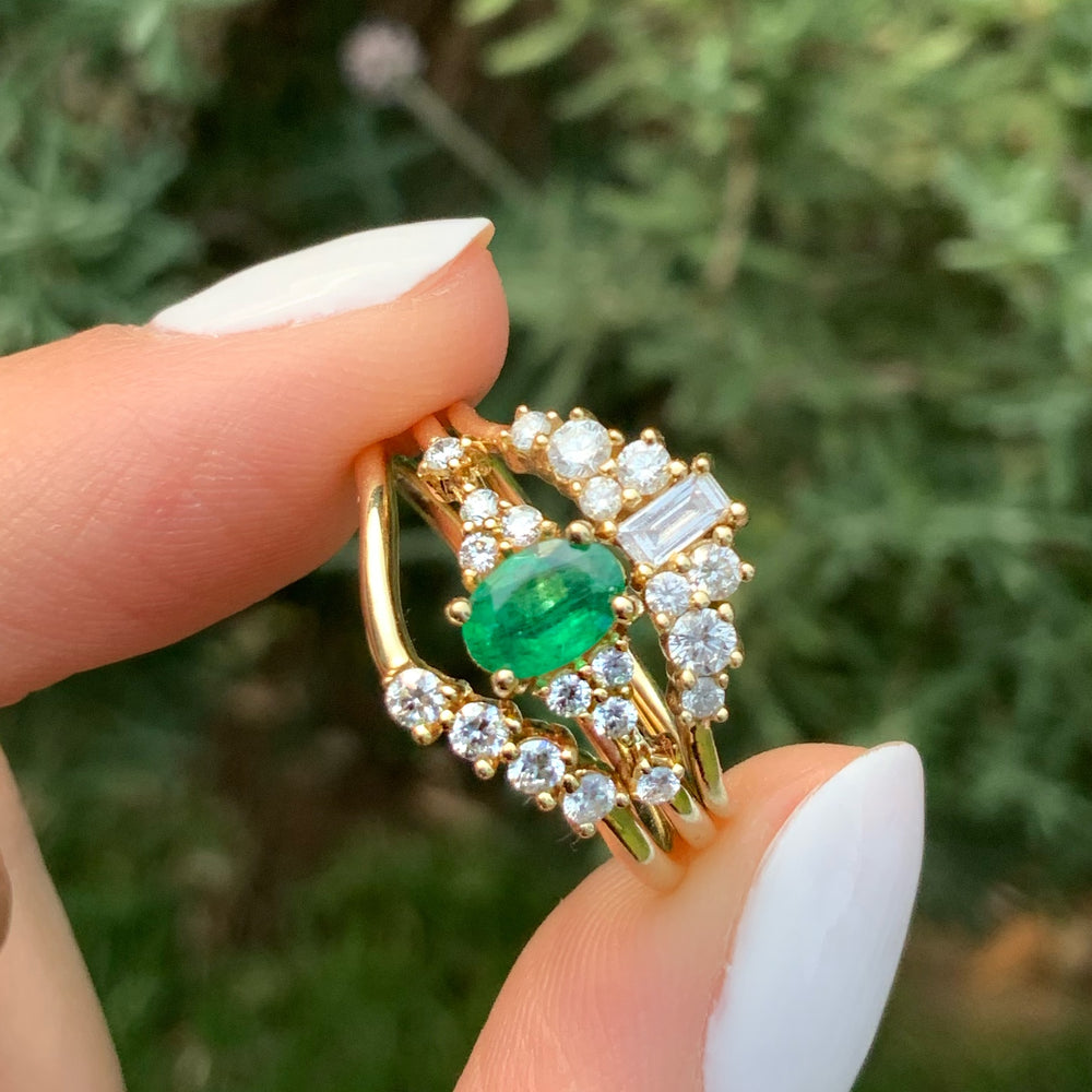 
                      
                        Lucila Emerald Ring
                      
                    