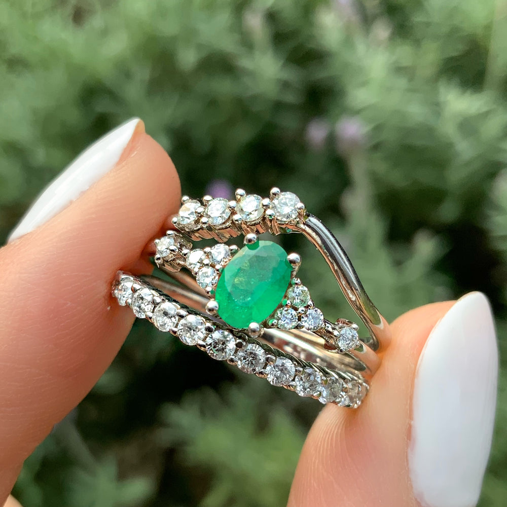 
                      
                        Lucila Emerald Ring
                      
                    