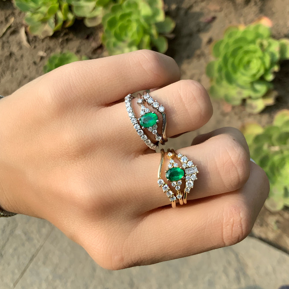 
                      
                        Lucila Emerald Ring
                      
                    