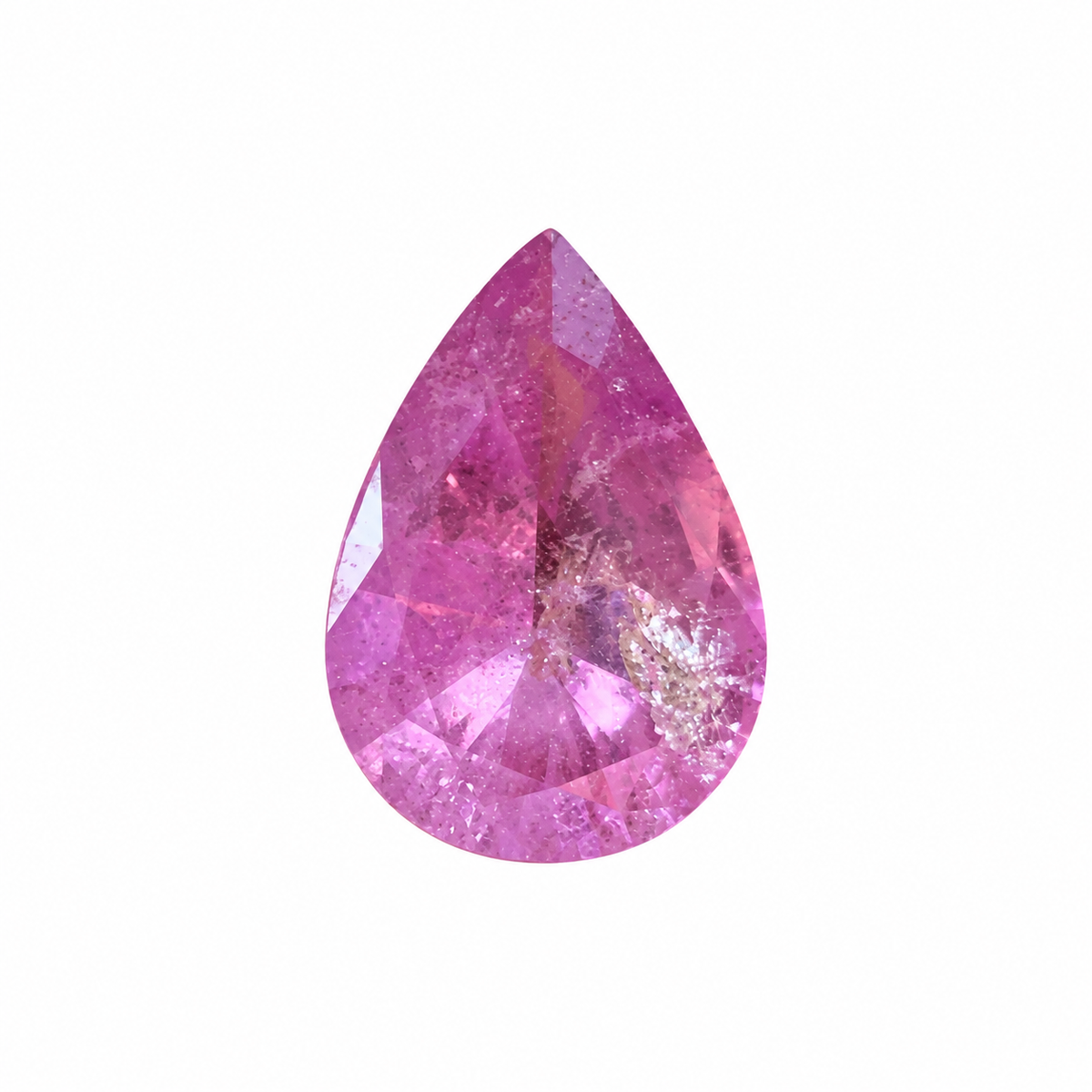 C1-03 / Zafiro Rosa Opalescente Corte Gota de 1.37ct / Medidas: 9.14 x 6.60mm