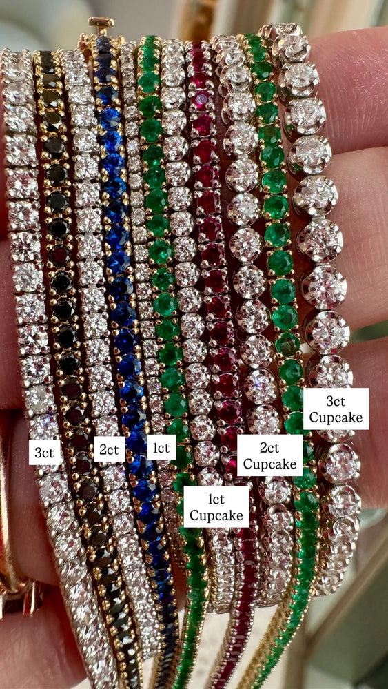 
                      
                        Pulsera Tenis de Diamantes Cupcake / 3ct
                      
                    
