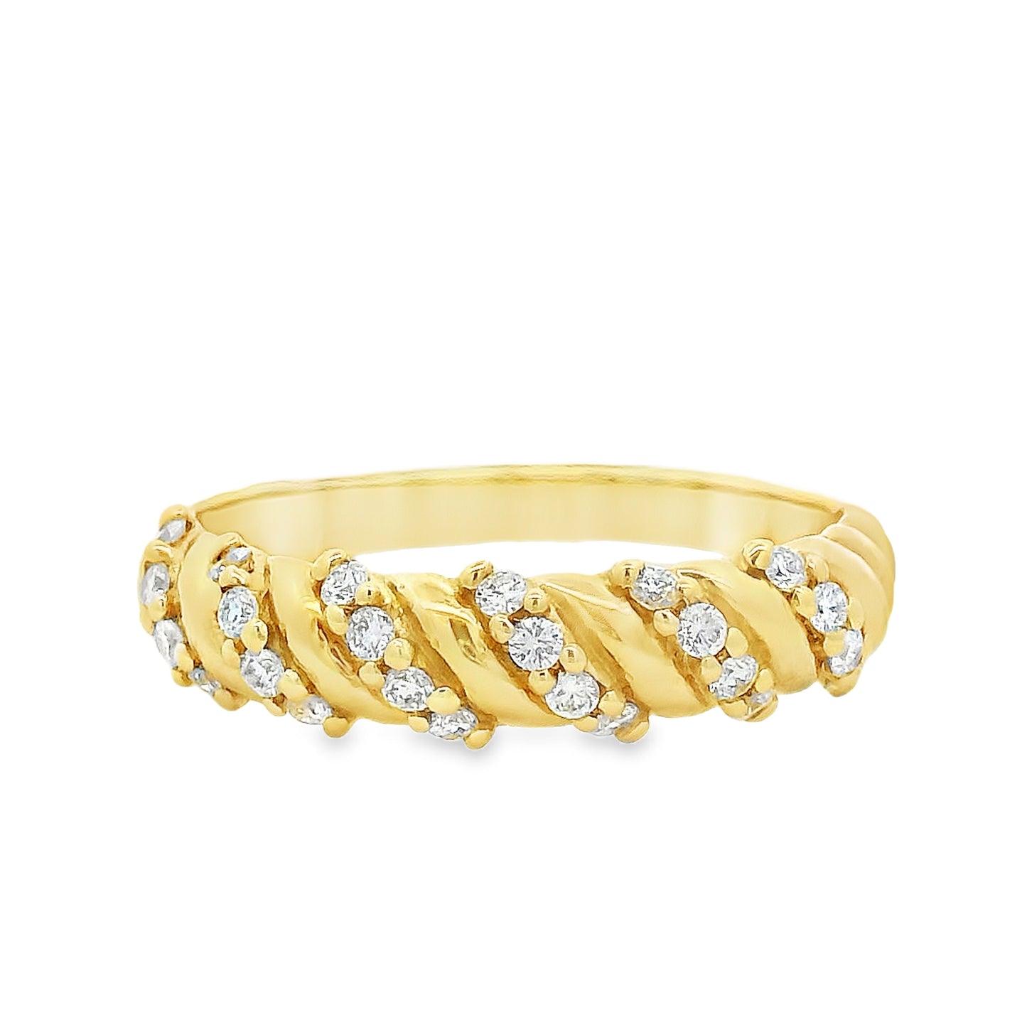 Anillo Croissant Diamantes