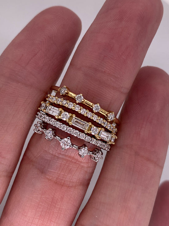 ENTREGA INMEDIATA / Media Churumbela Priscila / Oro Amarillo 14k / Talla 7