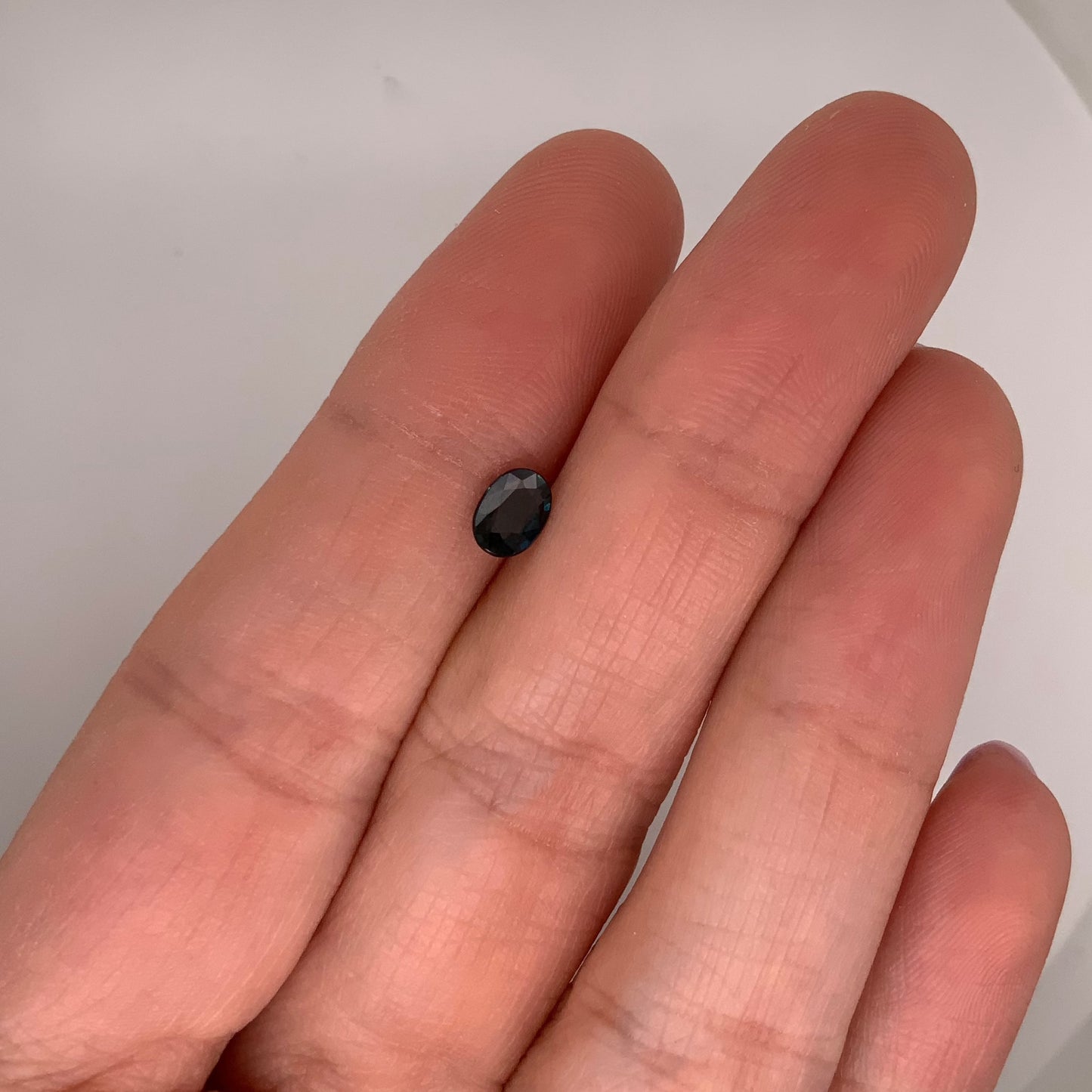 Zafiro Azul Corte Oval de 0.53ct / Medidas 6 x 4.3mm