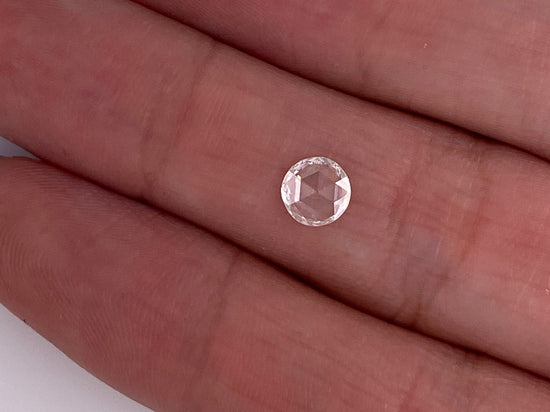ANTICIPO / APARTADO Diamante Blanco Rosecut de 0.33ct, valor total 21,120 pesos