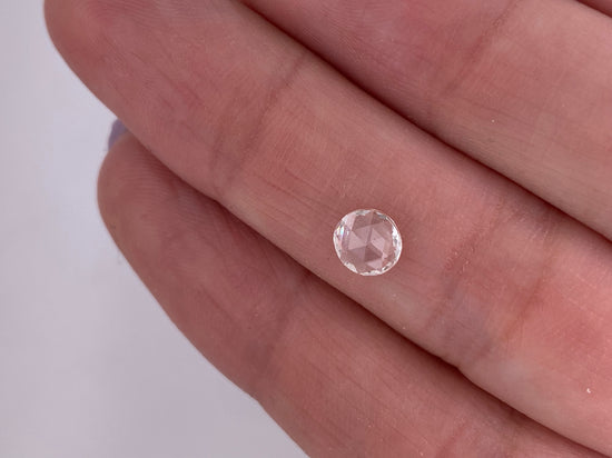ANTICIPO / APARTADO Diamante Blanco Rosecut de 0.33ct, valor total 21,120 pesos