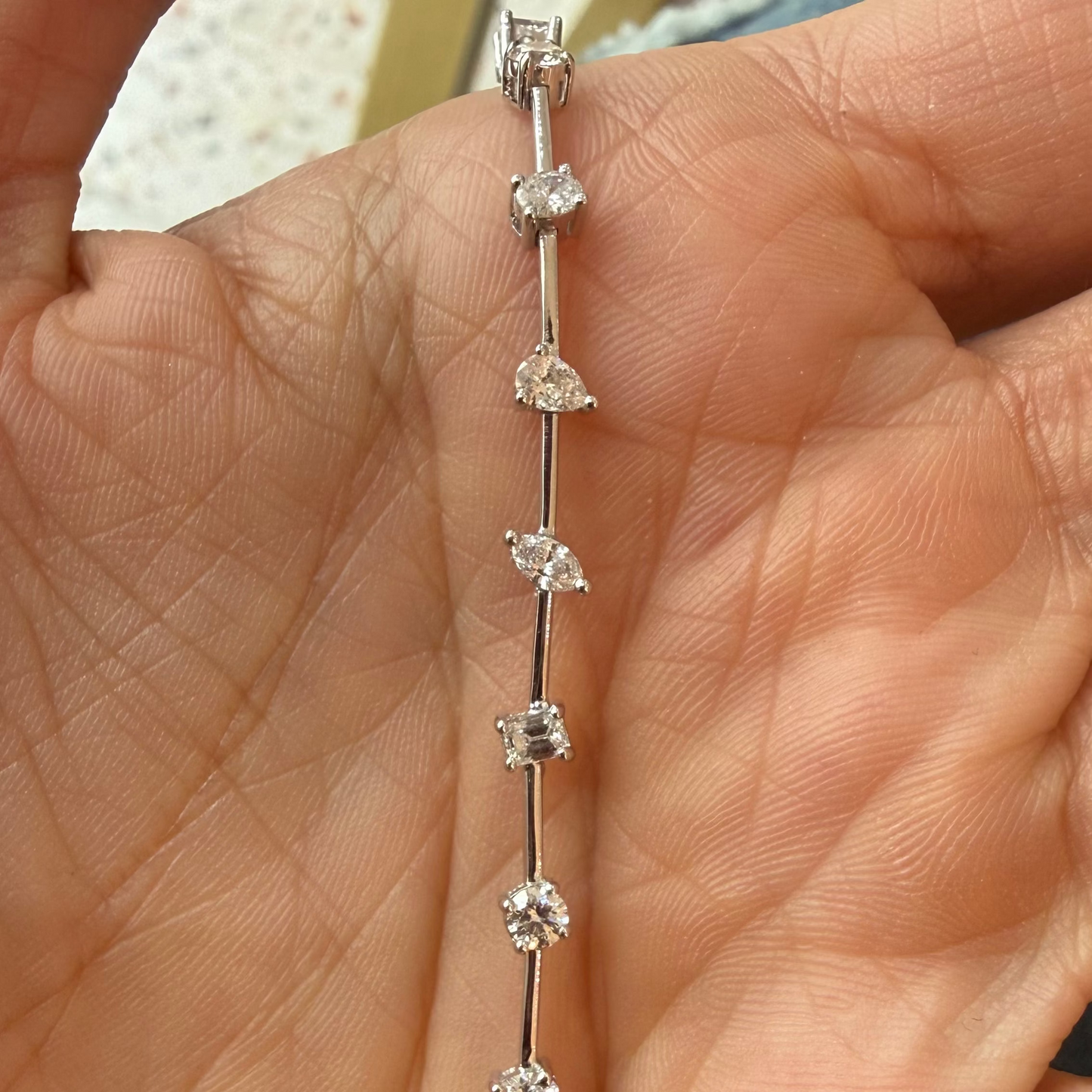 Pulsera Tenis Diamantes Multishape