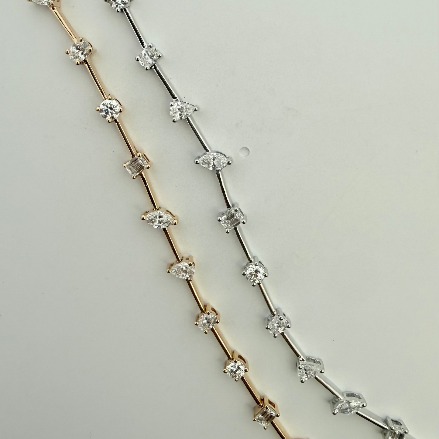 Pulsera Tenis Diamantes Multishape