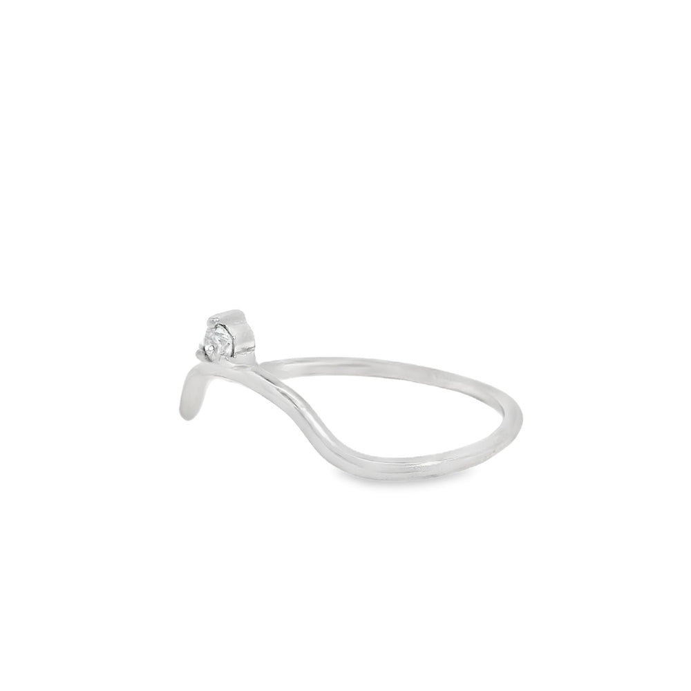 
                      
                        ENTREGA INMEDIATA / Anillo Camila con Diamante / Oro blanco 14K / Talla 5.5
                      
                    