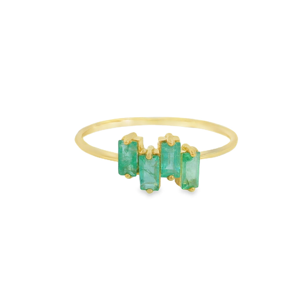 
                      
                        ENTREGA INMEDIATA / Anillo Tiana con Esmeralda / Oro amarillo 14K / Talla 7
                      
                    