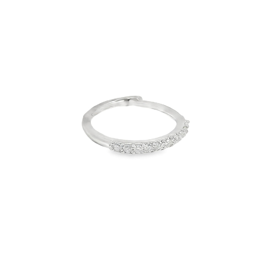 
                      
                        ENTREGA INMEDIATA / PIEZA ÚNICA / Arracada con Diamantes / Oro blanco 14K / (UNA PIEZA)
                      
                    