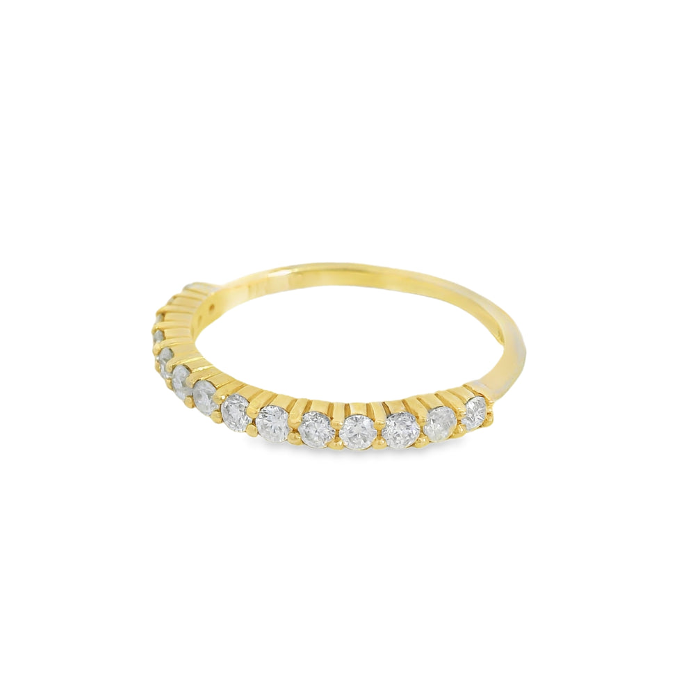 
                      
                        ENTREGA INMEDIATA / Media Churumbela de Diamantes Sofía / Oro amarillo 14K / Talla 6.5
                      
                    