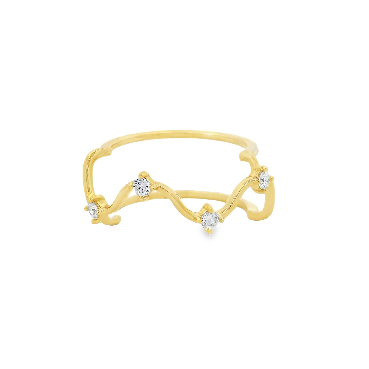 Cover Curvo con Diamantes para Oura Ring