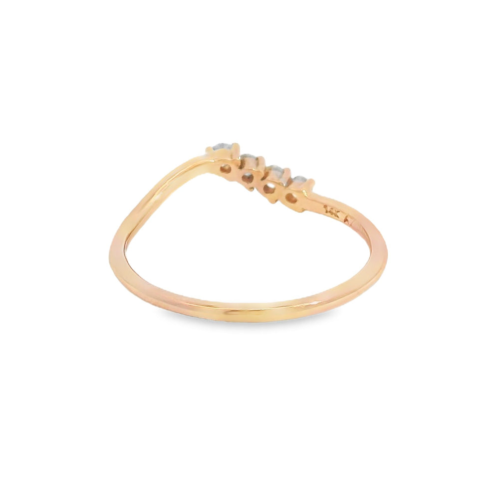 
                      
                        ENTREGA INMEDIATA / Anillo Rachelle con Diamantes / Oro rosa 14K / Talla 6.5
                      
                    