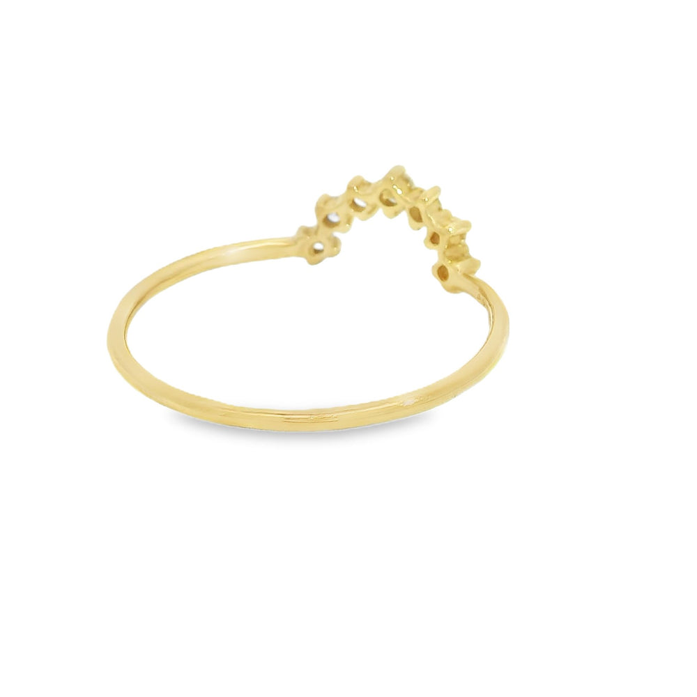 
                      
                        ENTREGA INMEDIATA / Anillo Corona Mijal con Diamantes / Oro amarillo 14K / Talla 7
                      
                    