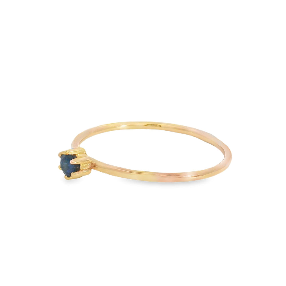 
                      
                        ENTREGA INMEDIATA / Anillo Piedra de Nacimiento Zafiro / Oro rosa 14K / Talla 6
                      
                    