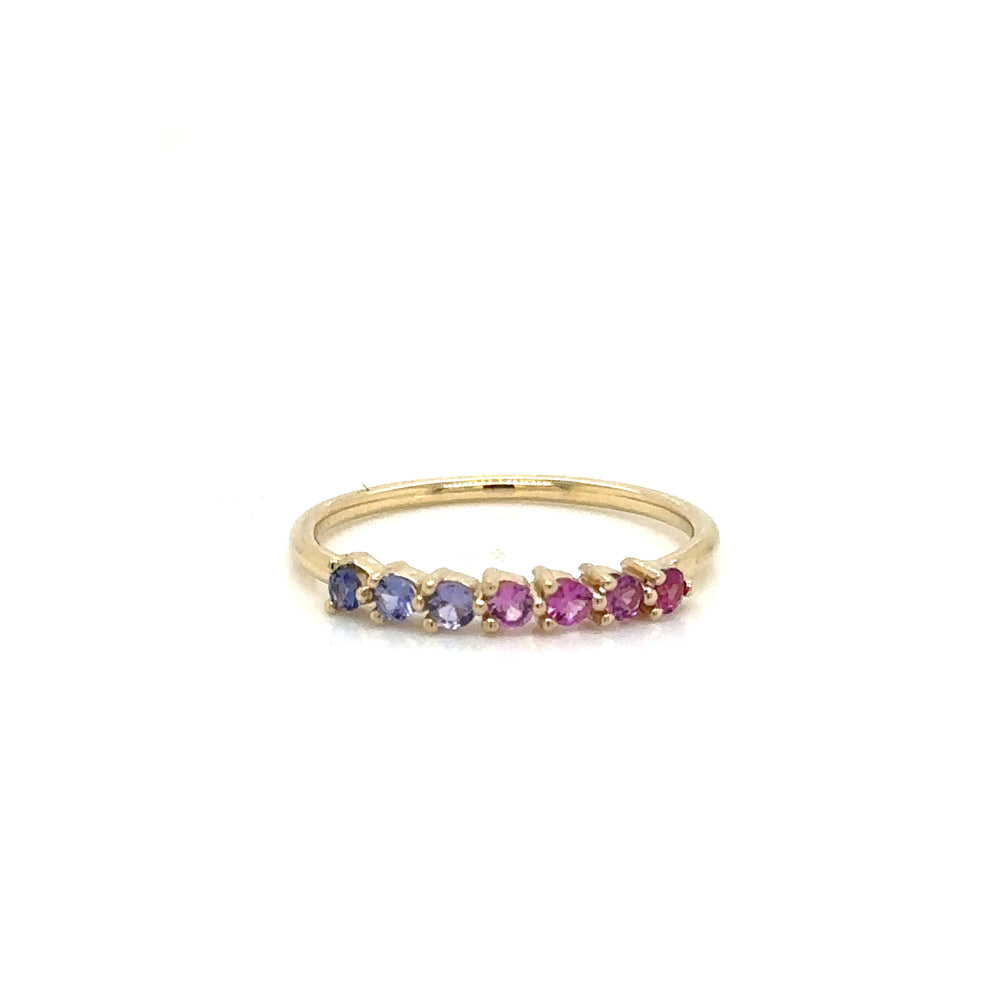 
                      
                        Leticia Ring with Purple Pink Sapphires
                      
                    