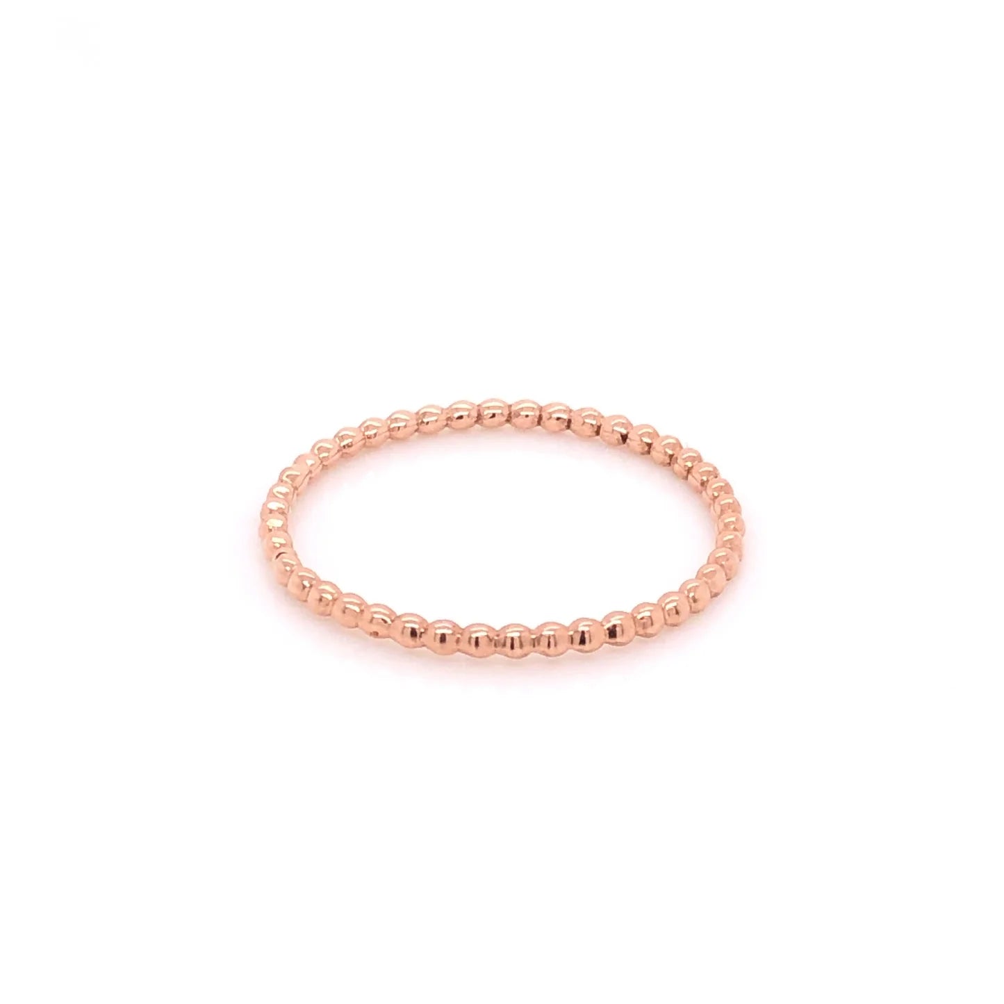 ENTREGA INMEDIATA / Argolla Aliza / Oro rosa 14K / Talla 6