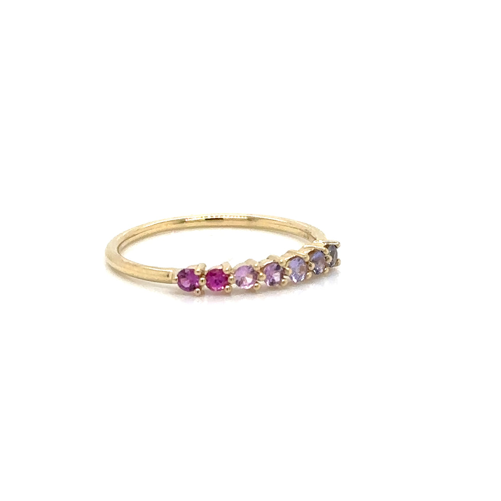 
                      
                        Leticia Ring with Purple Pink Sapphires
                      
                    