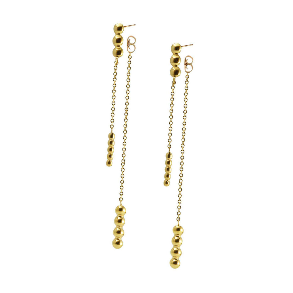 Long Caviar Earrings