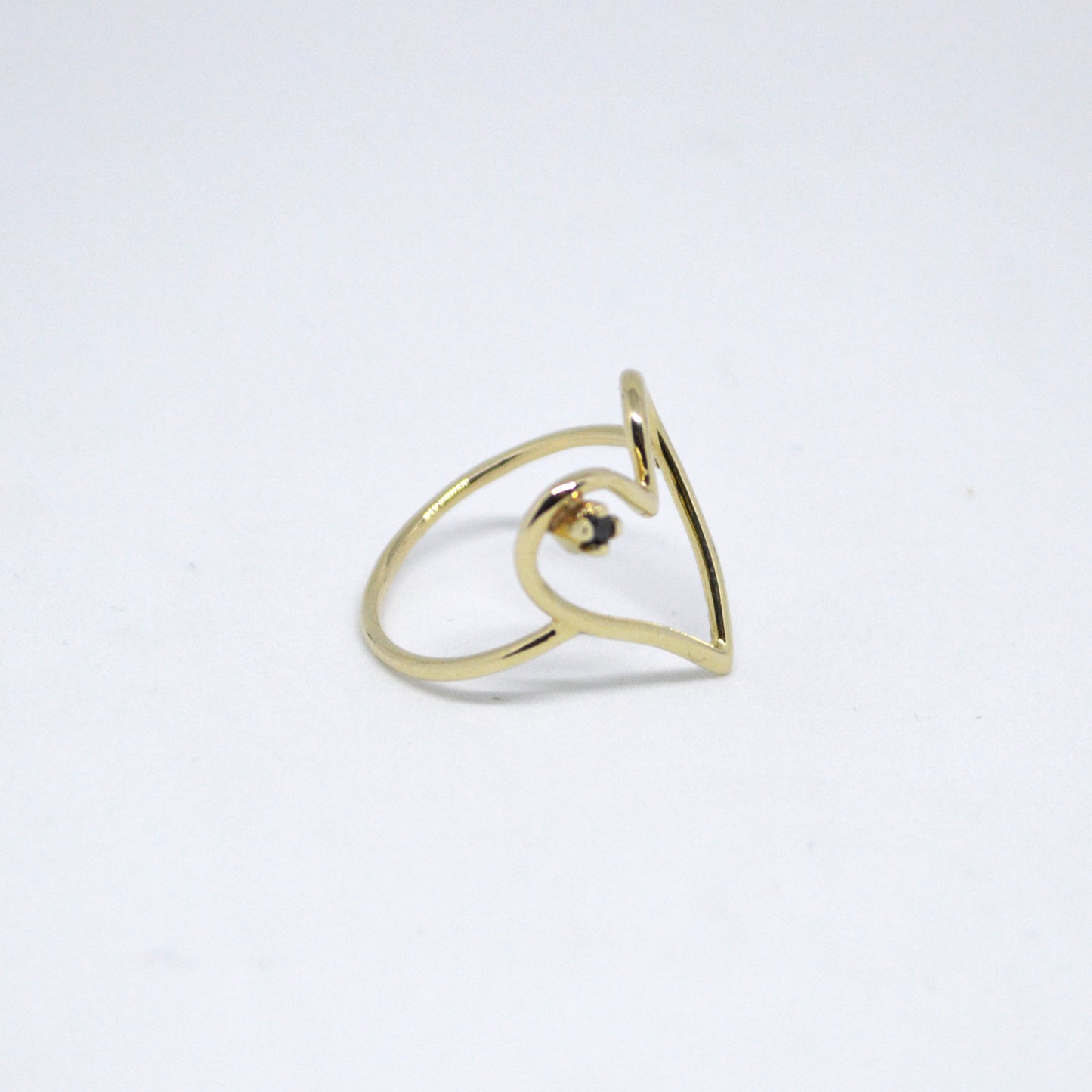 Heart Ring with Diamond