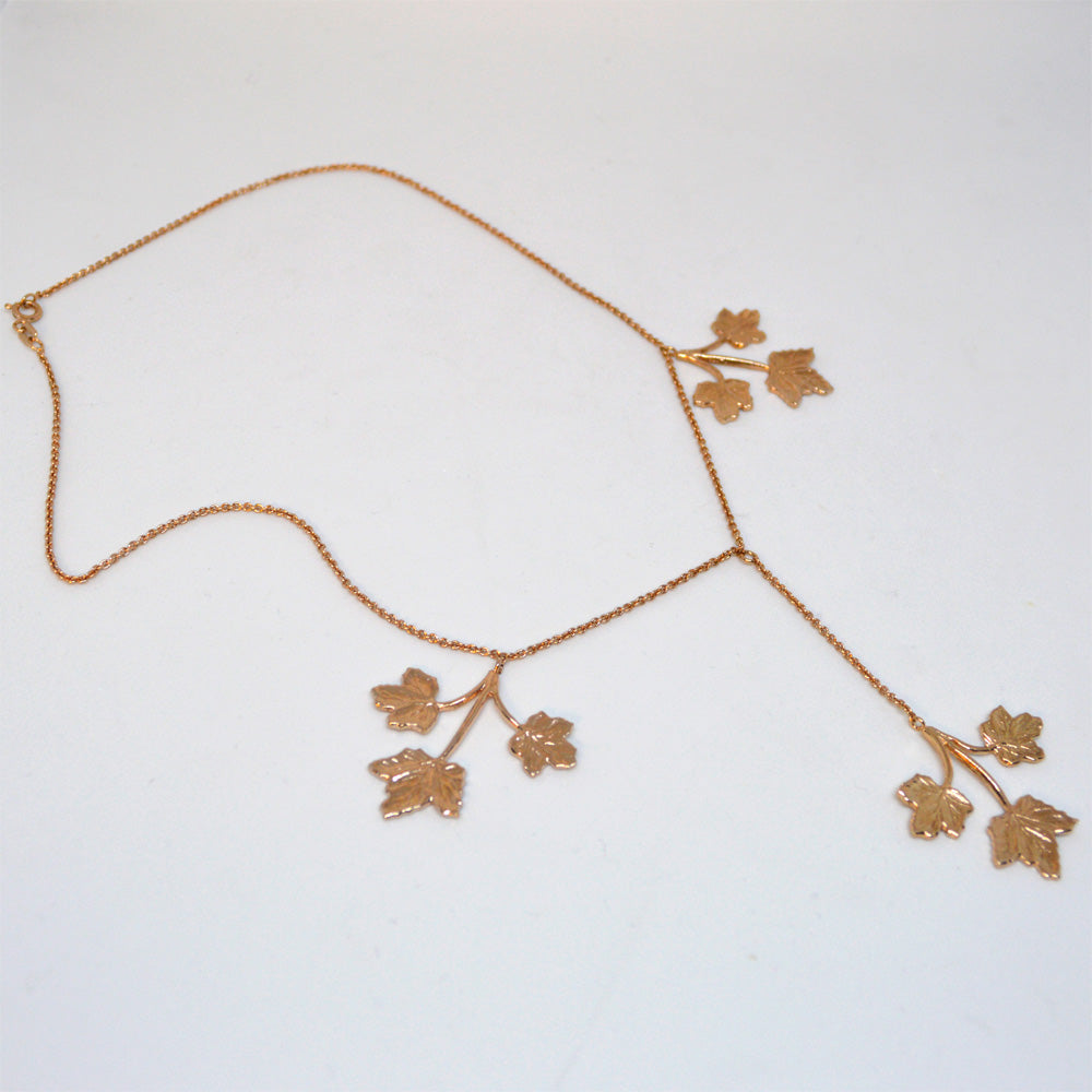 Tropicana Triple Leaf Necklace