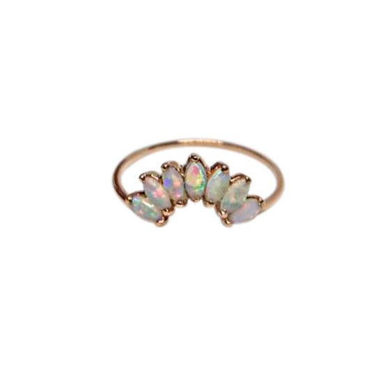 Reyna Opal Crown Ring