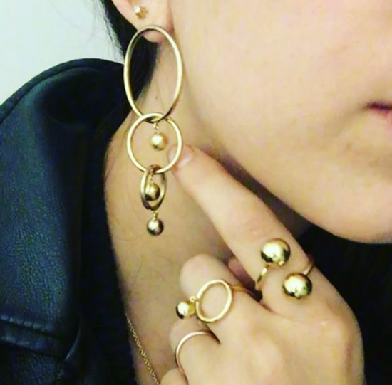 Dangle Earrings Diameter