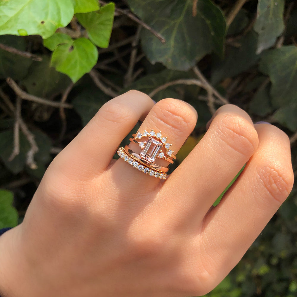 
                      
                        Anillo Ximena Morganita con Diamantes Edición Especial
                      
                    