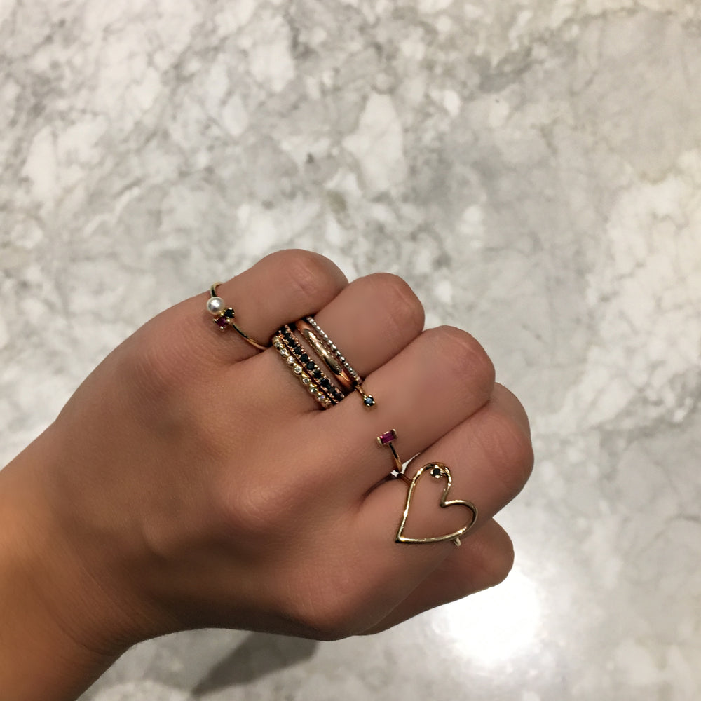
                      
                        Heart Ring with Diamond
                      
                    