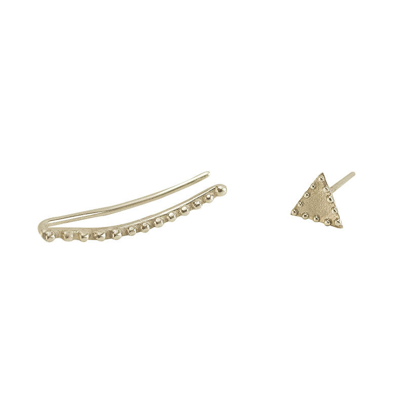 Asymmetrical Stud Earrings
