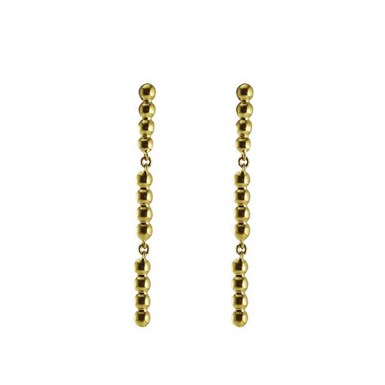 Long Caviar Earrings