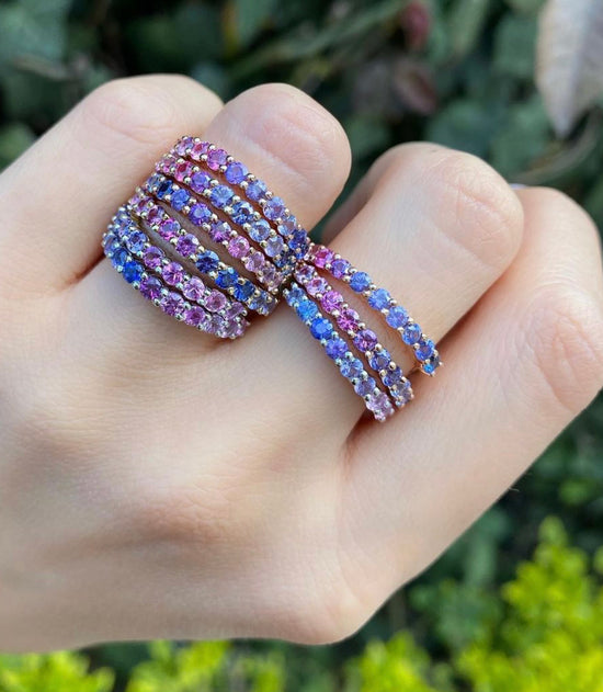 Half Churumbela of Purple Pink Sapphires / SPECIAL EDITION SAPPHIRES FROM THAILAND