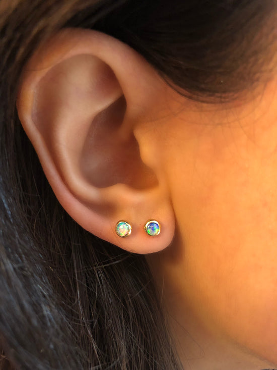 Small Opal Earring