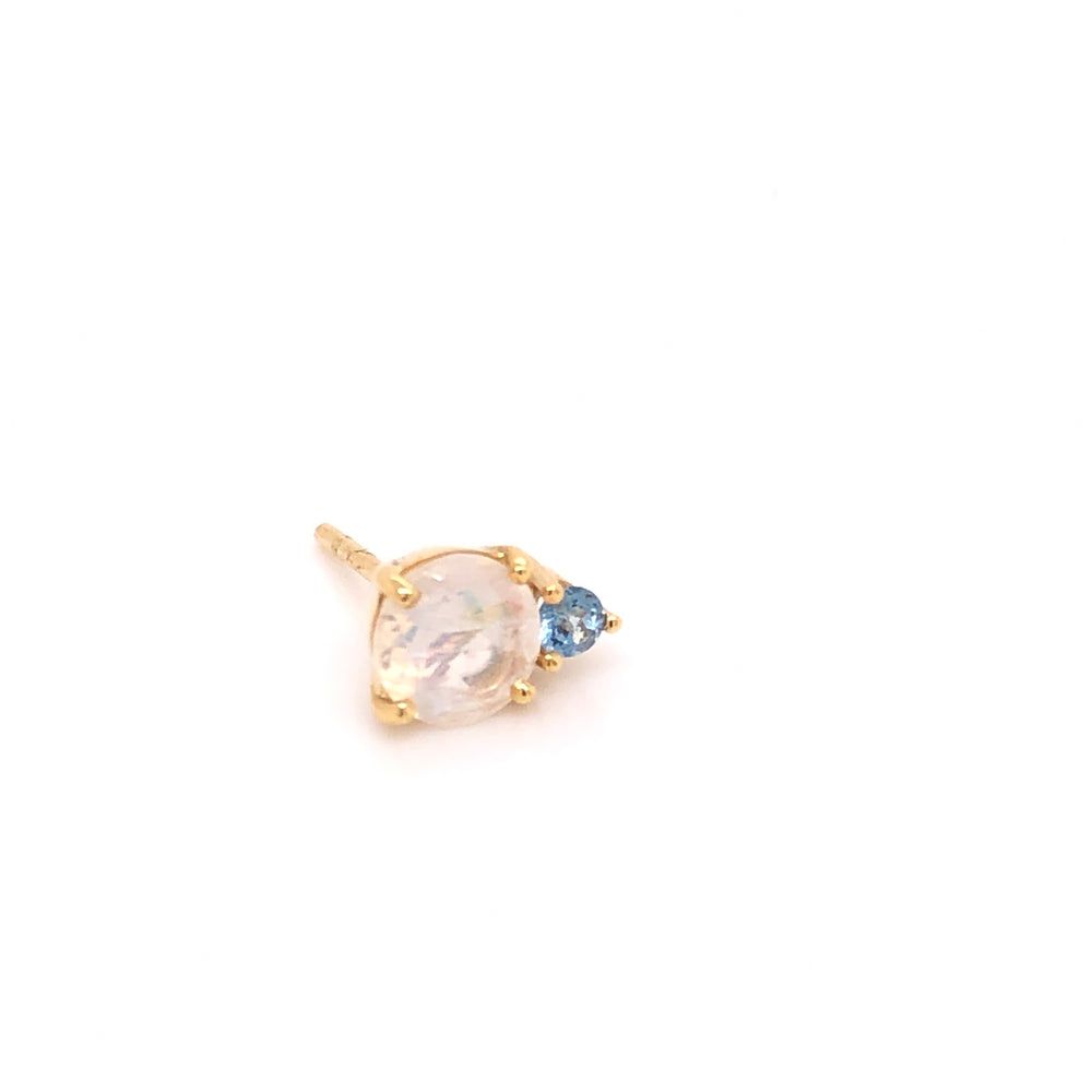 
                      
                        Moonstone Earrings with Aquamarine
                      
                    