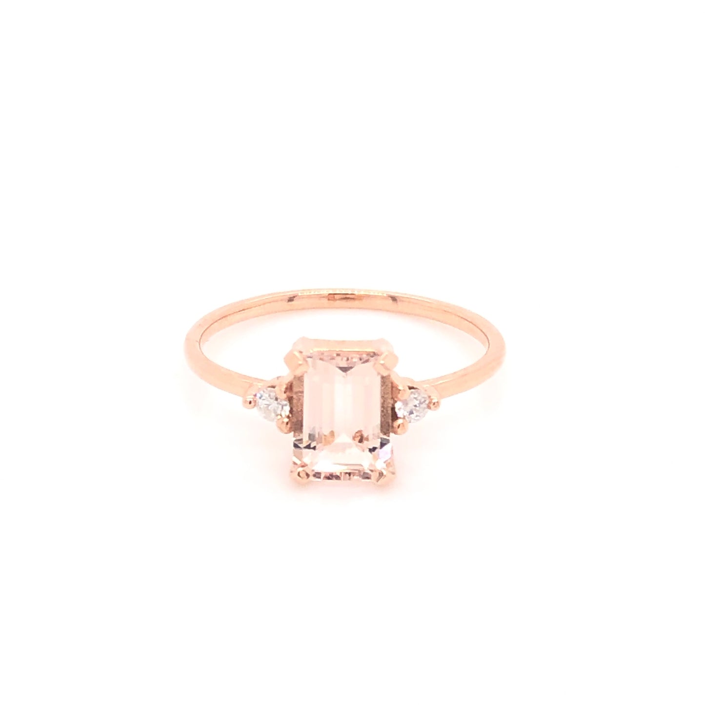 Ximena Morganite Ring with Diamonds Special Edition