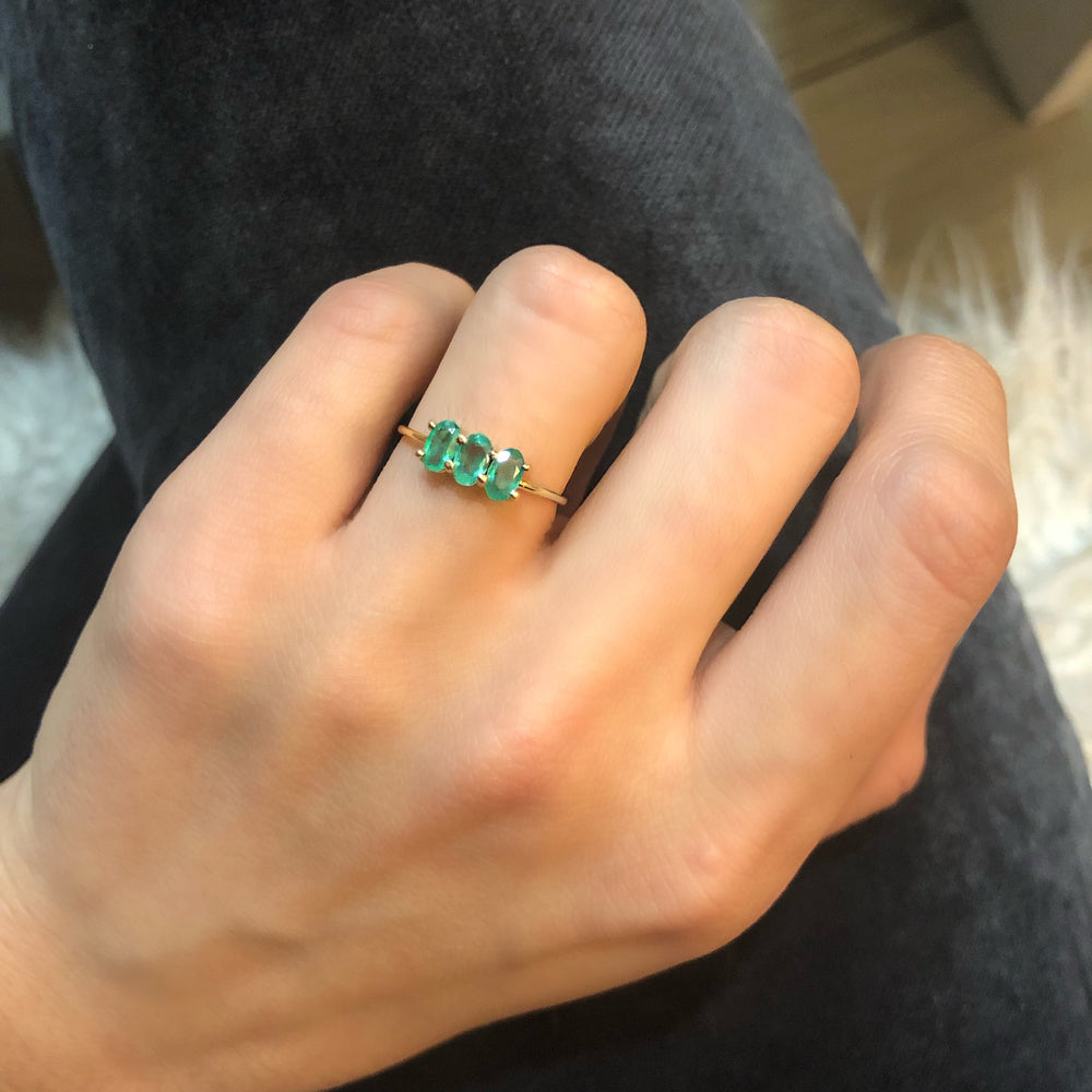 
                      
                        Soluna Ring with Emeralds
                      
                    