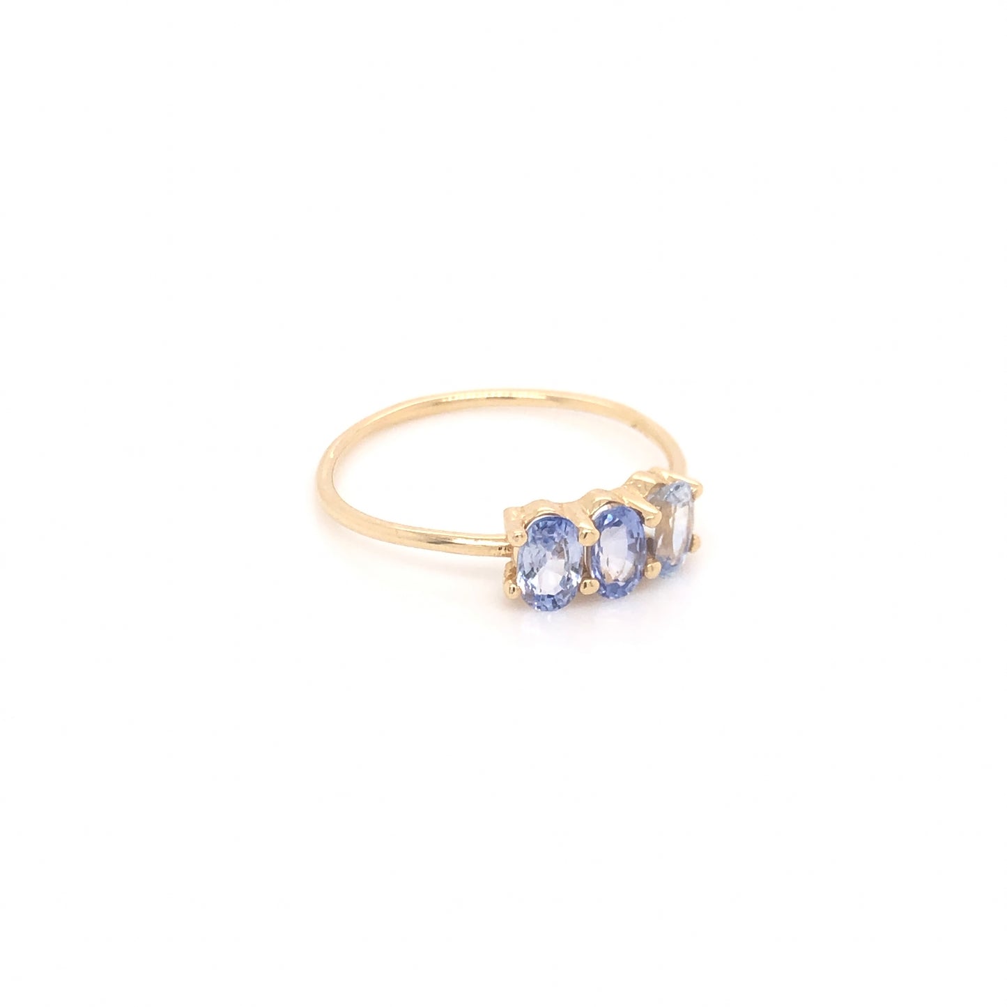 Soluna Ring with Baby Blue Sapphire
