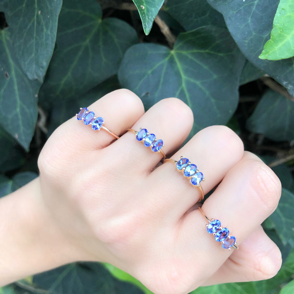 
                      
                        Soluna Ring with Tanzanites
                      
                    