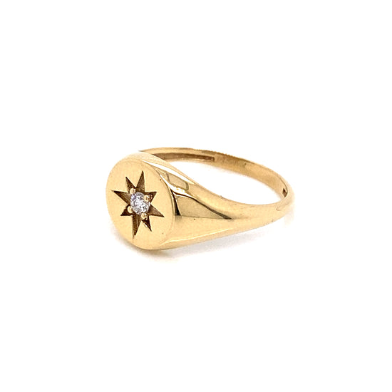 Star Signet Ring